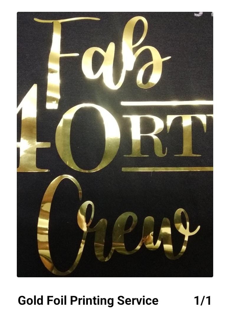Gold Foil Printing